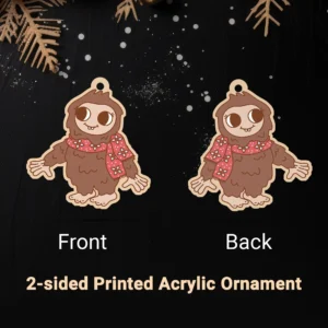 Cute Bigfoot Christmas Ornament Sasquatch Decor Gift