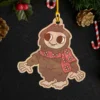Cute Bigfoot Christmas Ornament Sasquatch Decor Gift 25 Cute Bigfoot Christmas Ornament Sasquatch Decor Gift