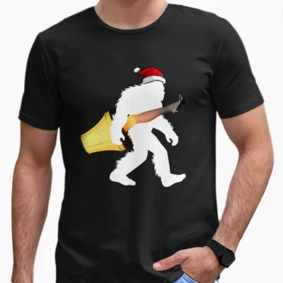 Bigfoot Leg Lamp Christmas Story Shirt Funny Sasquatch Gift