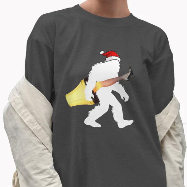 Bigfoot Leg Lamp Christmas Story Shirt Funny Sasquatch Gift