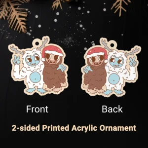 Funny Bigfoot and Yeti Christmas Ornament Cryptid Decor 16 Cute Bigfoot and Yeti Christmas Ornament Cryptid Decor