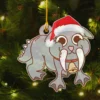 Cute Bunyip Cryptid Christmas Ornament Kianpraty Decor