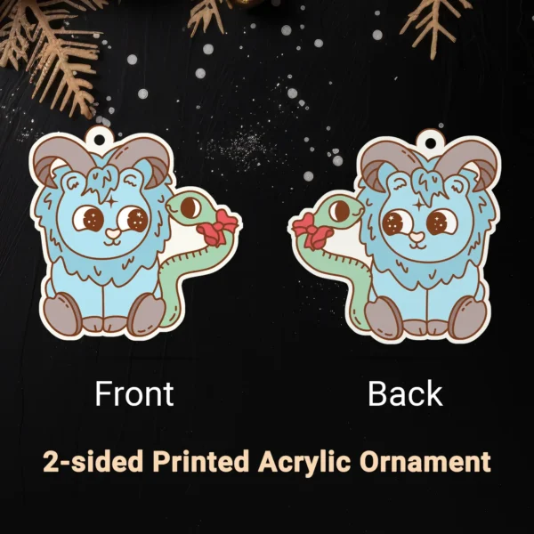 Cute Chimera Cryptid Christmas Ornament Decor