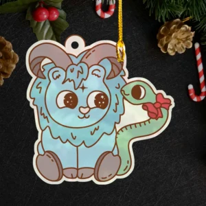 Cute Chimera Cryptid Christmas Ornament Decor