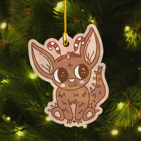 Cute Chupacabra Christmas Ornament Decor