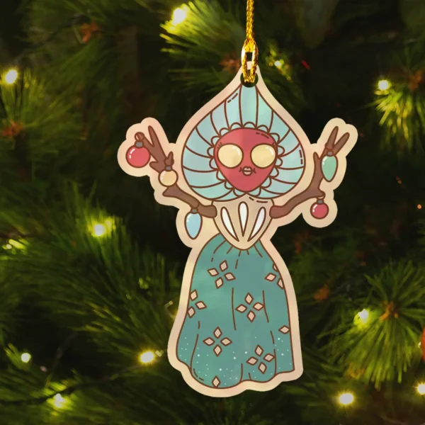 Cute Flatwoods Monster Christmas Ornament Braxxie Decor