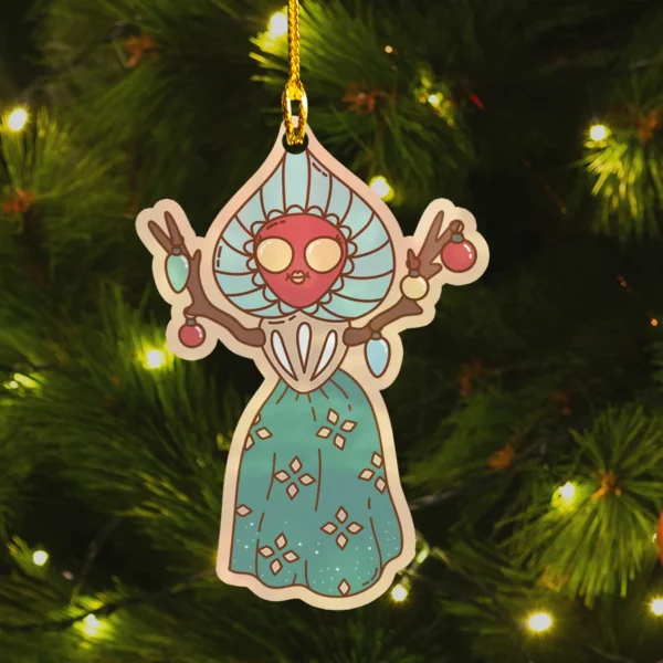 Cute Flatwoods Monster Christmas Ornament Braxxie Decor