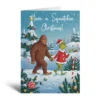 Funny Bigfoot Grinch Christmas Card