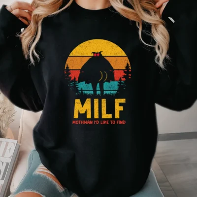 The 7 Best Mothman Gifts For The Cryptid Obsessed Believer 6 Funny MILF Mothman Shirt Adult - Mothman I'd Like to Find