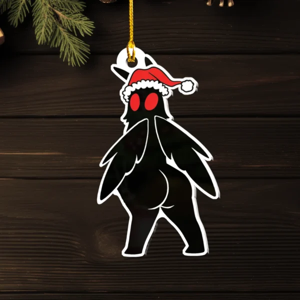 Funny Mothman Big Ass Christmas Ornament Decor