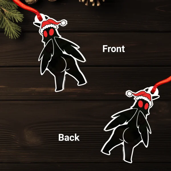 Funny Mothman Big Ass Christmas Ornament Decor