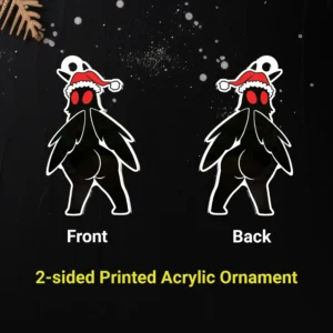 Funny Mothman Big Ass Christmas Ornament Decor 8 Funny Mothman Big Ass Christmas Ornament Decor