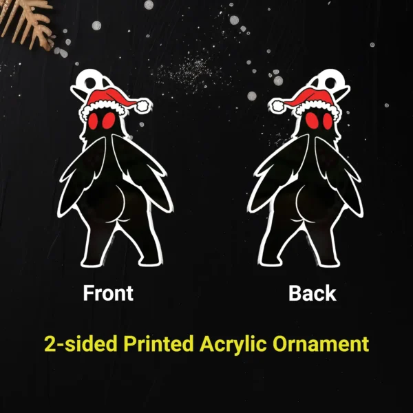 Funny Mothman Big Ass Christmas Ornament Decor