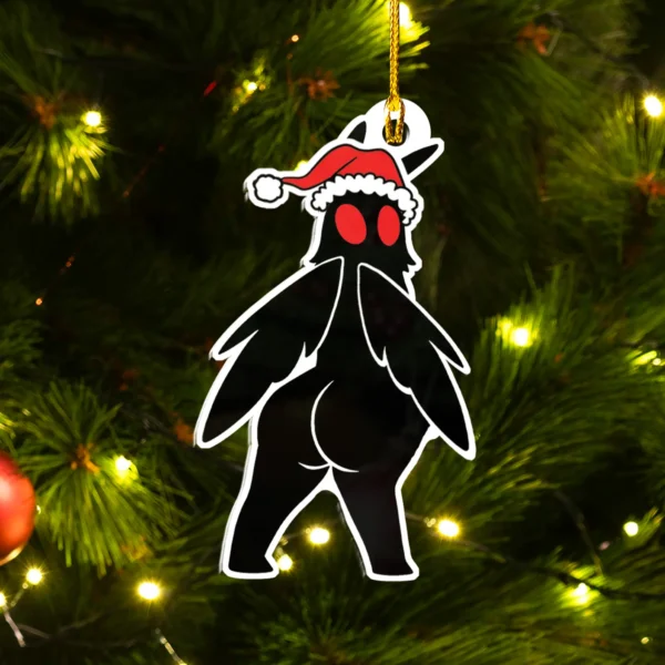 Funny Mothman Big Ass Christmas Ornament Decor