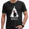 Funny Mothman Butt Christmas Shirt Believe Cryptid