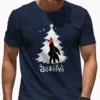Funny Mothman Butt Christmas Shirt Believe Cryptid