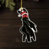 Funny Mothman Fat Ass Christmas Ornament Decor