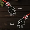 Funny Mothman Fat Ass Christmas Ornament Decor