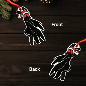 Funny Mothman Fat Ass Christmas Ornament Decor 8 Funny Mothman Fat Ass Christmas Ornament Decor