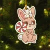 Cute Jackalope Christmas Ornament Horned Rabbit Decor 13 Cute Jackalope Christmas Ornament Horned Rabbit Decor