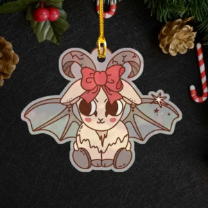 Cute Jersey Devil Christmas Ornament Cryptid Decor