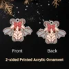Cute Jersey Devil Christmas Ornament Cryptid Decor