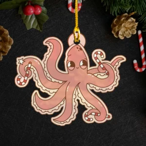 Cute Kraken Christmas Ornament Sea Monster Decor