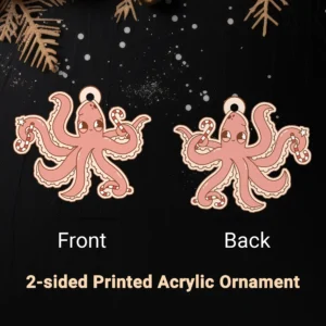 Cute Kraken Christmas Ornament Sea Monster Decor