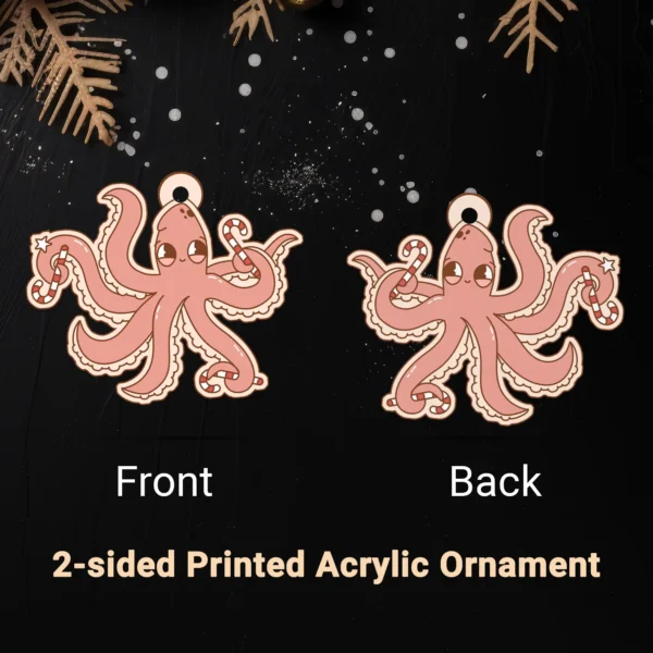 Cute Kraken Christmas Ornament Sea Monster Decor