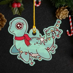 Cute Loch Ness Monster Christmas Ornament Nessie Decor