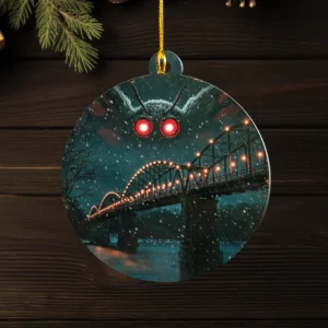 Christmas Mothman Silver Bridge Point Pleasant Ornament Decor 6 Christmas Mothman Silver Bridge Point Pleasant Ornament Decor