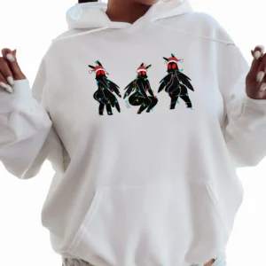 Mothman Twerk Dance Christmas Shirt Funny Cryptid 10 Mothman Twerk Dance Christmas Shirt Funny Cryptid