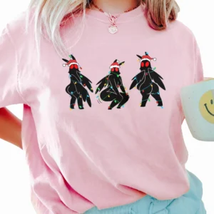 Mothman Twerk Dance Christmas Shirt Funny Cryptid 8 Mothman Twerk Dance Christmas Shirt Funny Cryptid