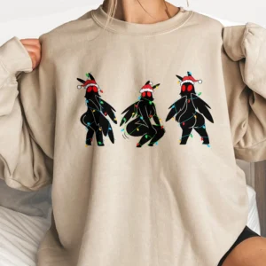 Mothman Twerk Dance Christmas Shirt Funny Cryptid