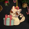 Cute Cat Nekomata Christmas Ornament Two Tailed Cat Decor 24 Cute Cat Nekomata Christmas Ornament Two Tailed Cat Decor
