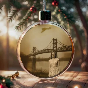Personalized 1967 Mothman Sighting Ornament | Your Face in Lost Photo, Custom Christmas Gift 19 Personalized 1967 Mothman Sighting Ornament Your Face in Lost Photo, Custom Christmas Gift