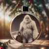 Personalized Yeti Christmas Ornament Custom Face Abominable Snowman Decor