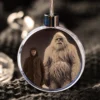 Personalized Yeti Christmas Ornament Custom Face Abominable Snowman Decor