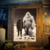 Personalized Yeti Poster Custom Face Abominable Snowman Art