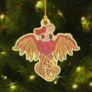 Cute Phoenix Christmas Ornament Firebird Decor 14 Cute Phoenix Christmas Ornament Firebird Decor