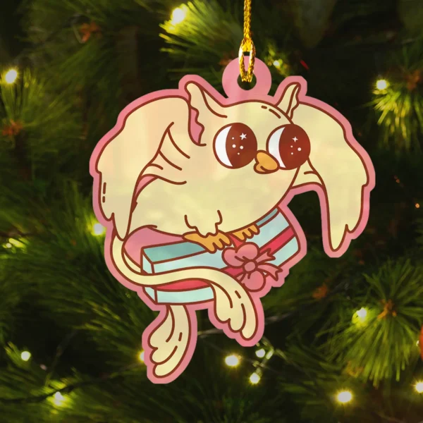Cute Thunderbird Christmas Ornament Native American Cryptid Decor