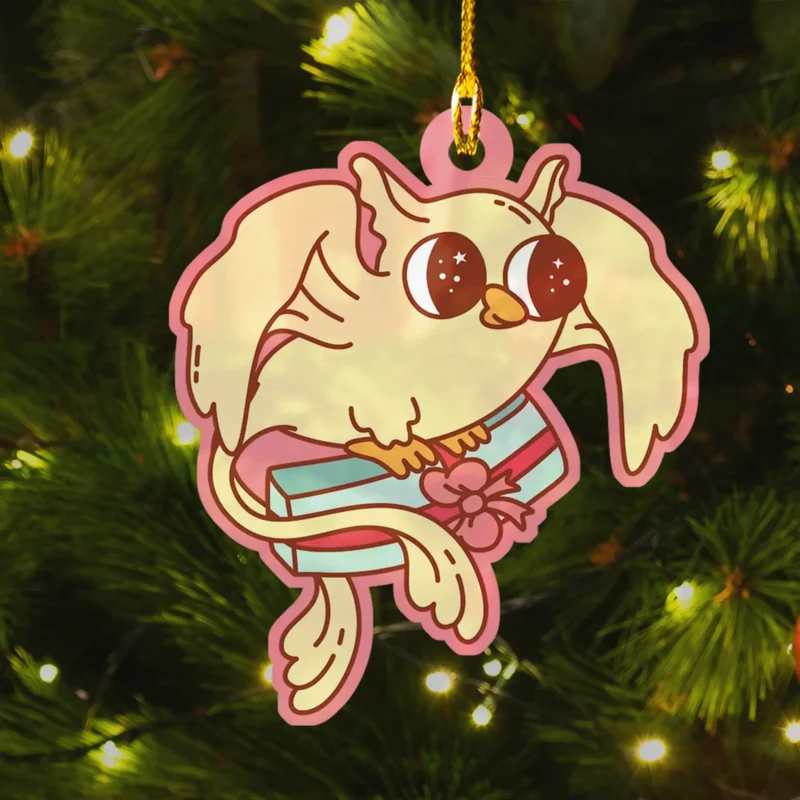 Unwrapping the Mystery: North American Cryptid Christmas Ornaments 6 Cute Thunderbird Christmas Ornament Native American Cryptid Decor