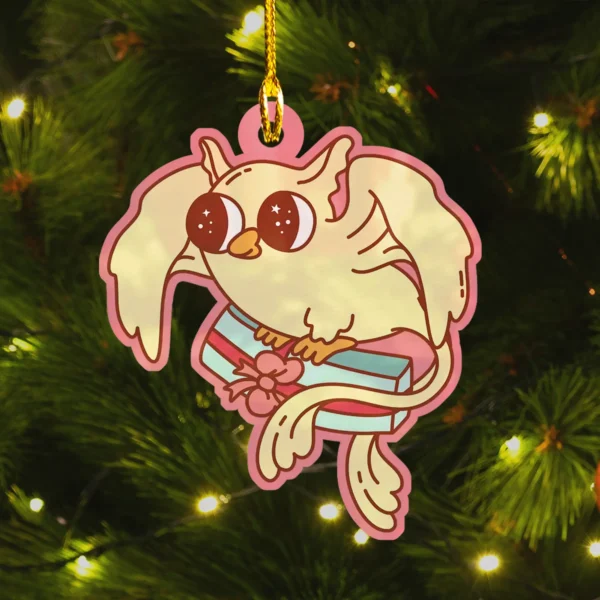 Cute Thunderbird Christmas Ornament Native American Cryptid Decor