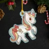 Cute Unicorn Christmas Ornament Decor