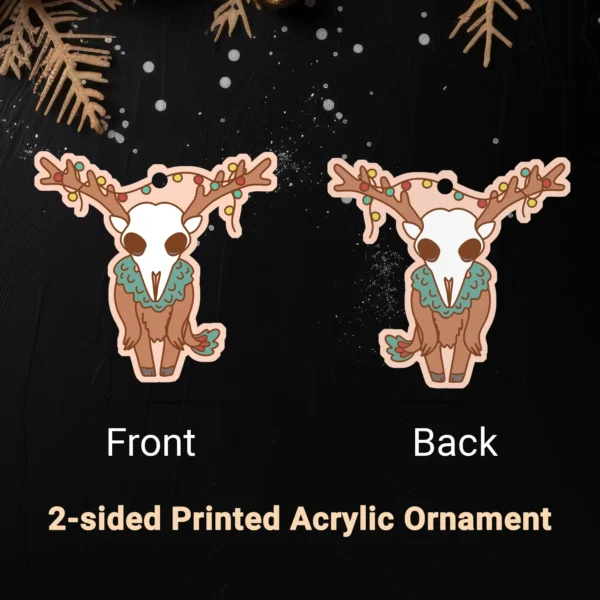 Cute Wendigo Christmas Ornament Cryptid Decor