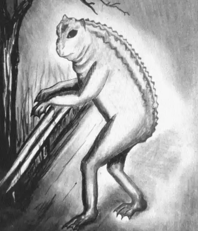 The Loveland Frog: 4 Police Sightings, 2 Theories, and 1 Unsolved Ohio Mystery 5 An artists rendition of the Loveland Frogman a reptoid that was seen by two Ohio policemen in March 1972 Ron SchaffnerFortean Picture Library
