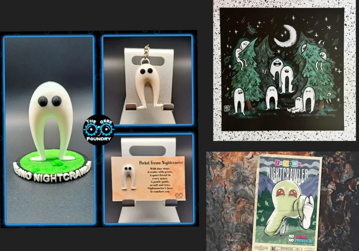 Fresno Nightcrawler: The Complete Guide To The Enigma 13 Fresno Nightcrawler fan art and merchandise collage
