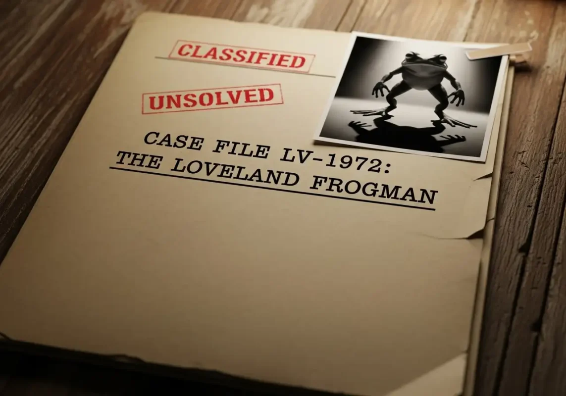 The Loveland Frog: 4 Police Sightings, 2 Theories, and 1 Unsolved Ohio Mystery 2 Loveland Frog unsolved case file cover