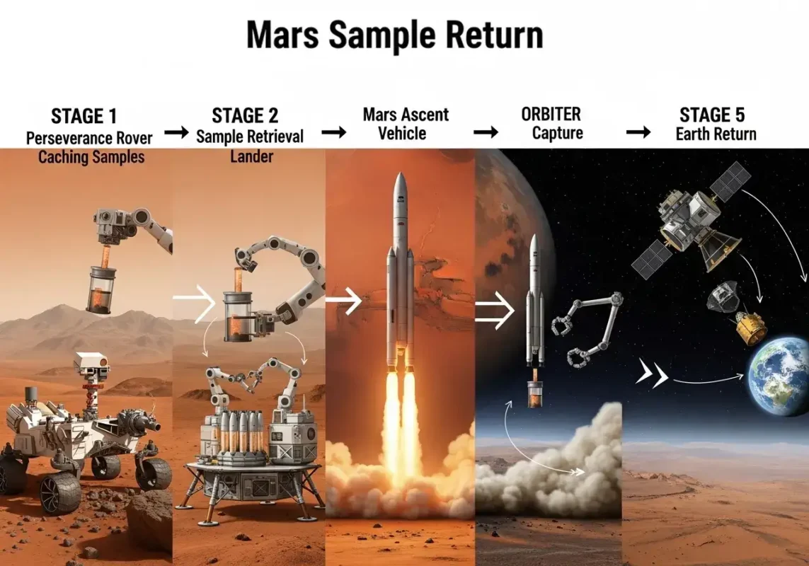 Why Is NASA Investing Billions in an Alien Search They Claim Is Fruitless? A 2025 Deep Dive 4 Mars Sample Return mission infographic