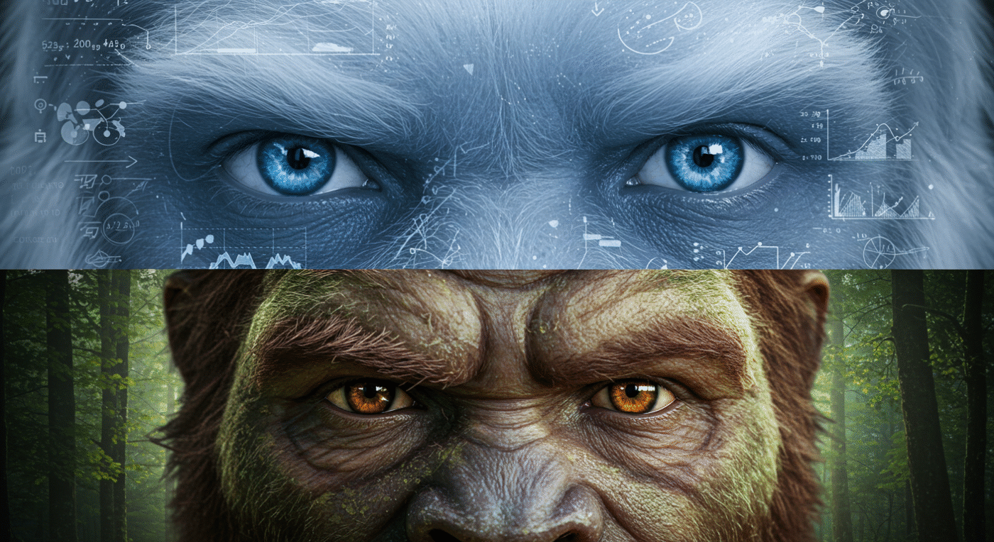 Bigfoot vs Yeti: If They Fought in 3 Different Arenas, Who Would Actually Win? 9 Yeti Bigfoot intelligence eyes concept